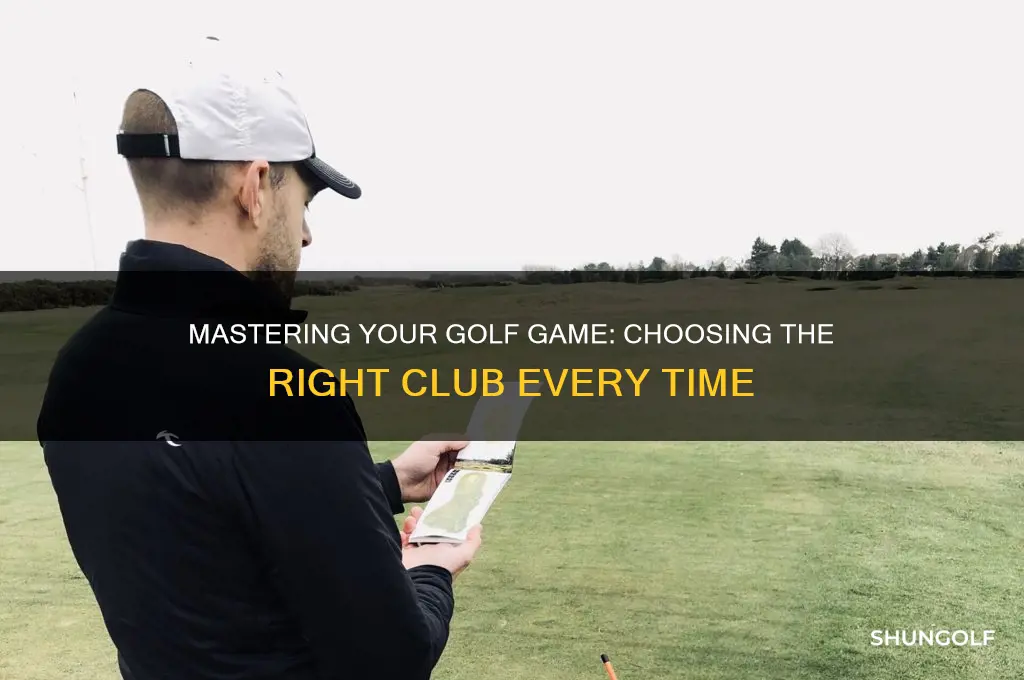 how to tell what club to use in golf