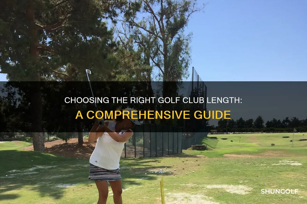 how to tell what length golf club you need