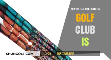Identifying Golf Club Shaft Flex: A Comprehensive Guide for Players