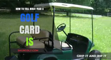 Identifying Your Golf Cart's Year: A Comprehensive Guide