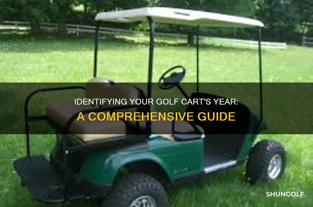 how to tell what year a golf card is