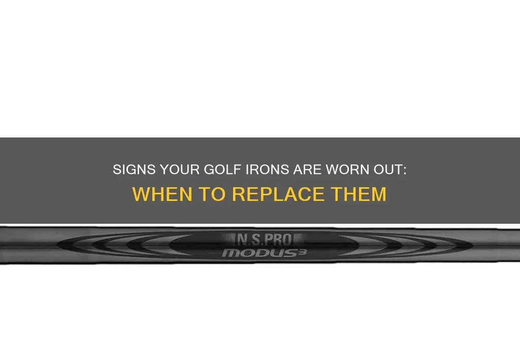 how to tell when golf irons are worn out