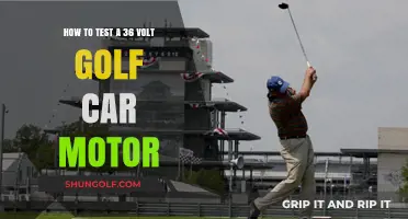 Testing Your 36 Volt Golf Car Motor: A Step-by-Step Guide