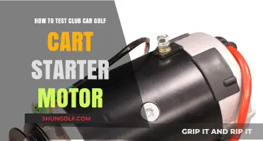 Testing Your Club Car Golf Cart Starter Motor: A Step-by-Step Guide