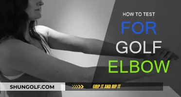 Golf Elbow: Testing for Pain