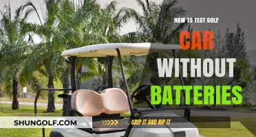 Testing Your Golf Cart: Battery-Free Methods for Safe Operation