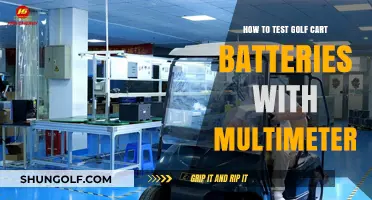 Testing Golf Cart Batteries: Multimeter Guide for Accurate Voltage Checks
