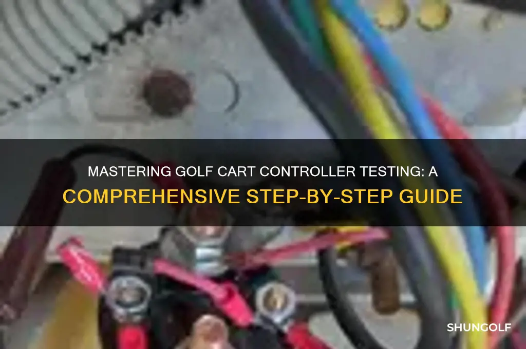 how to test golf cart controller
