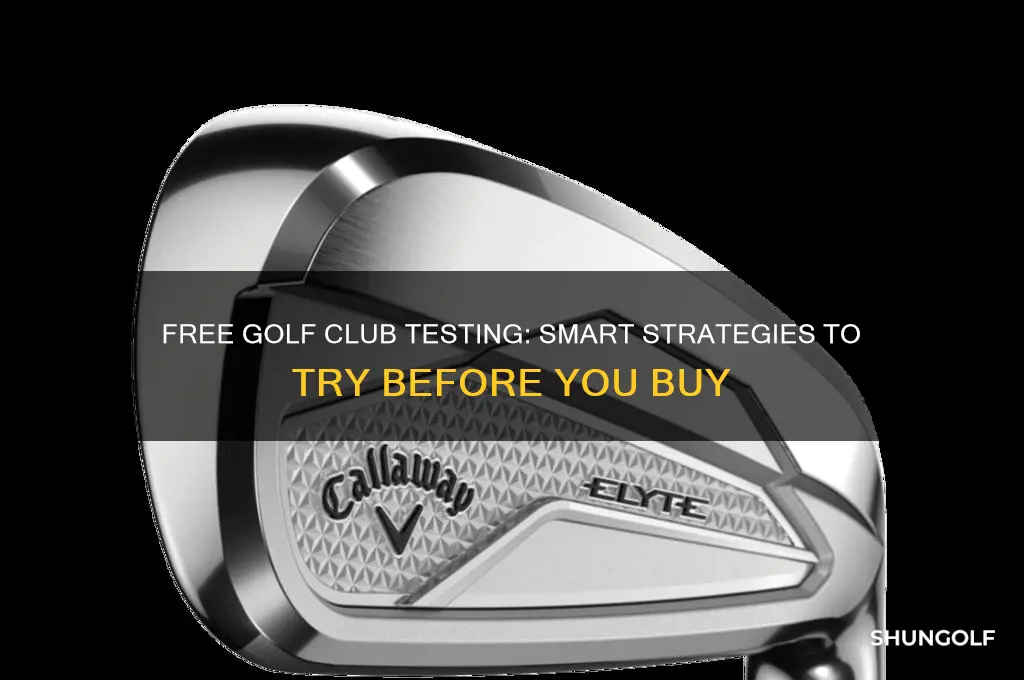 how to test golf clubs for free