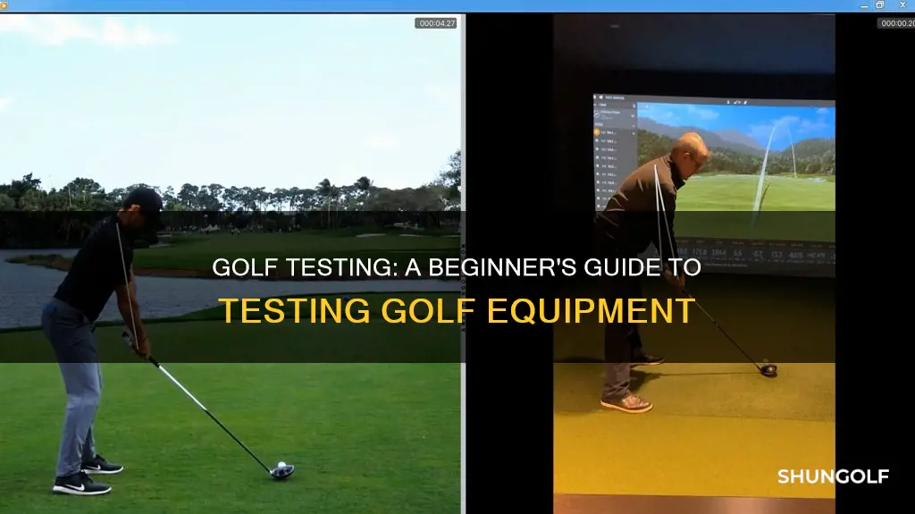how to test golf