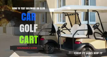 Testing Solenoid on Club Car Golf Cart: Step-by-Step Guide