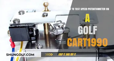 Testing a 1990 Golf Cart's Speed Potentiometer: A Step-by-Step Guide