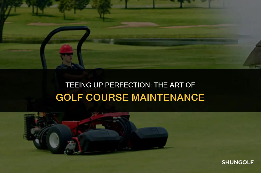 how to they make golf courses look so good