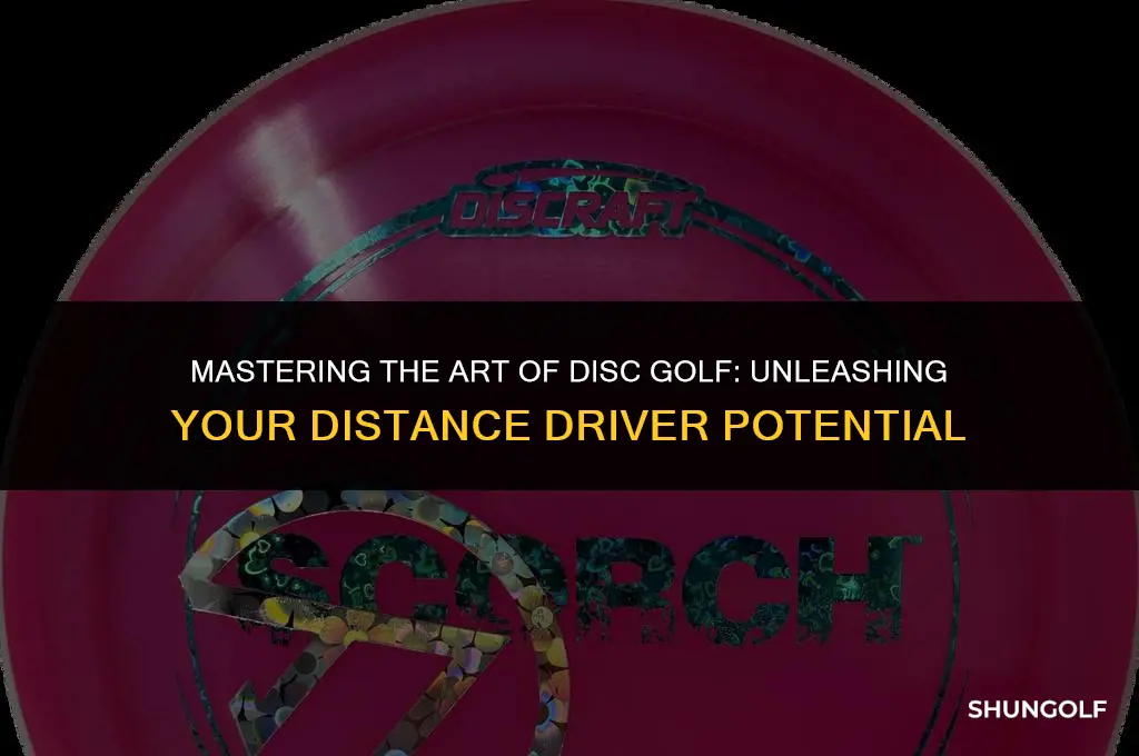 how to throw a disc golf distance driver