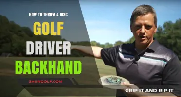 Mastering the Backhand: A Guide to Throwing Disc Golf Drivers