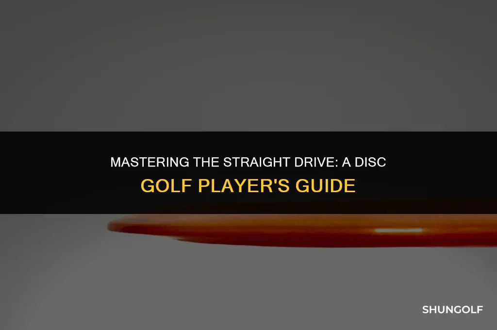 how to throw a disc golf driver straight