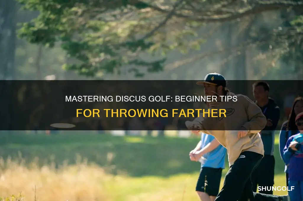 how to throw a discus golf far for beginners