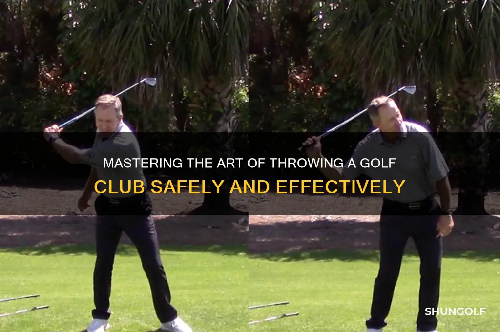 how to throw a golf club