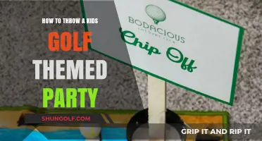 Swing into Fun: Creative Ideas for a Kids Golf Themed Party