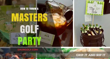 Tee Up the Fun: Hosting the Ultimate Masters Golf Party