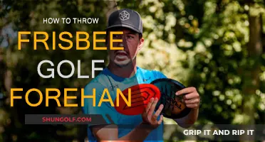 Mastering the Frisbee Golf Forehand: A Guide