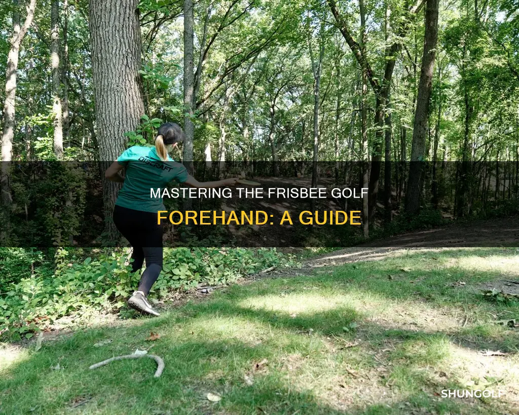 how to throw frisbee golf forehand