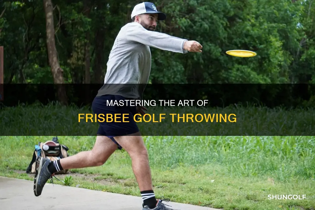 how to throw frisbee golf