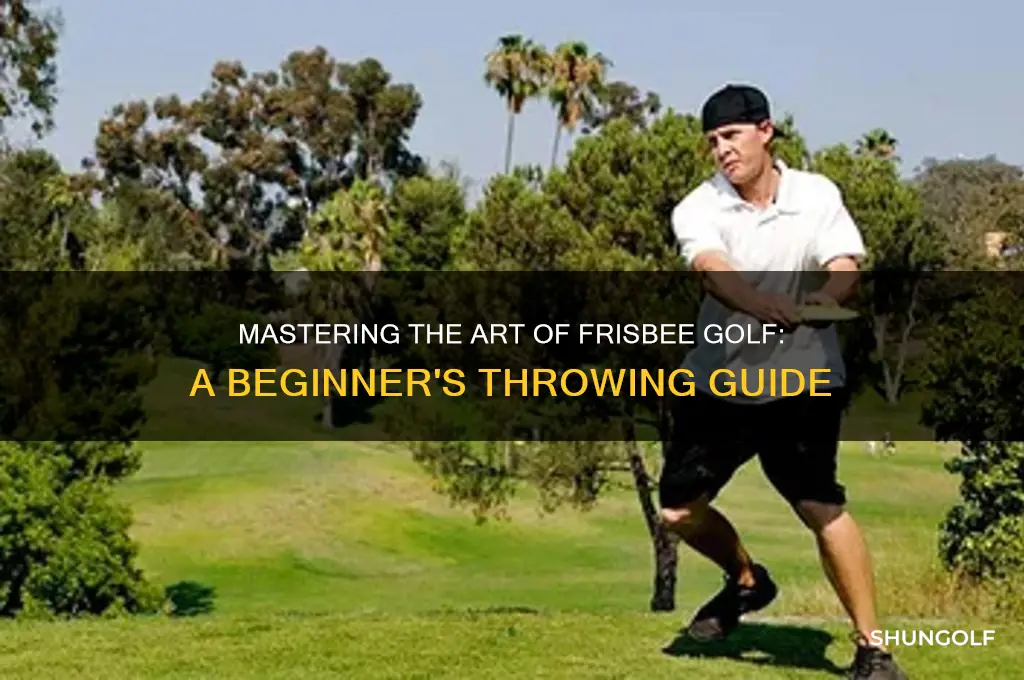 how to throw frisbee in golf story