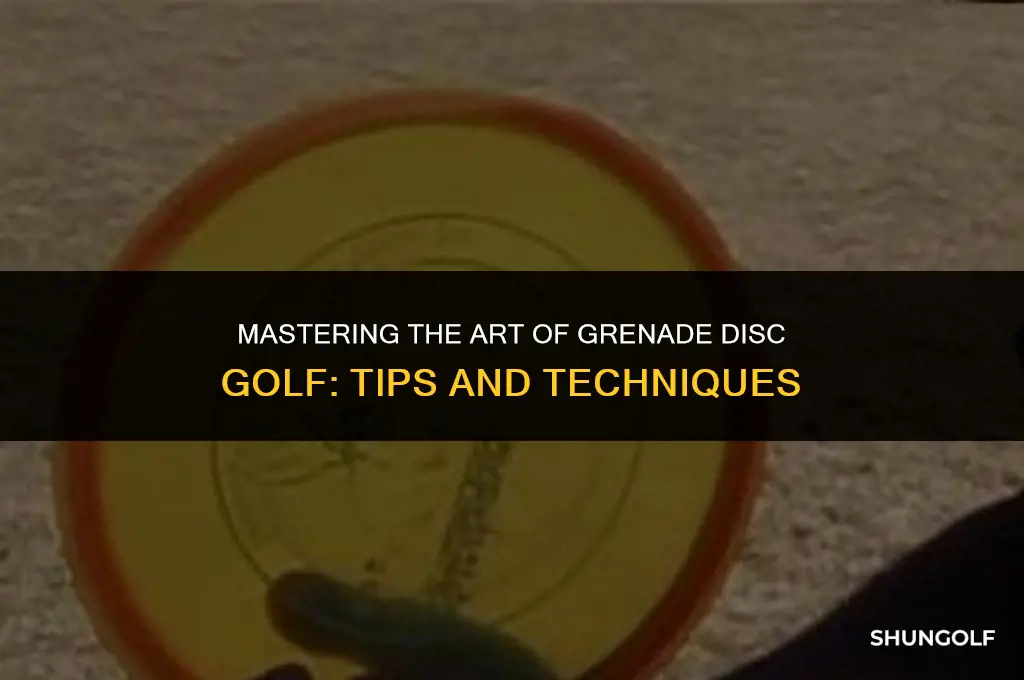 how to throw grenade disc golf