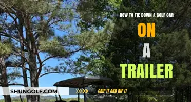 Securely Hauling Your Golf Cart: A Step-by-Step Trailer Tie-Down Guide