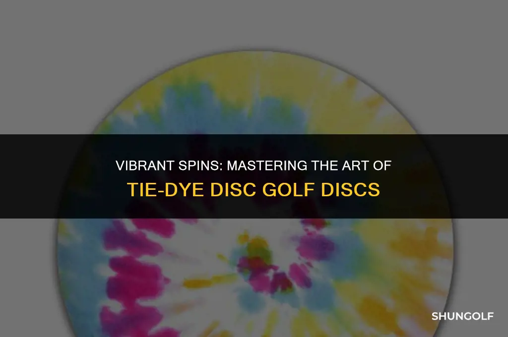 how to tie dye a disc golf disc