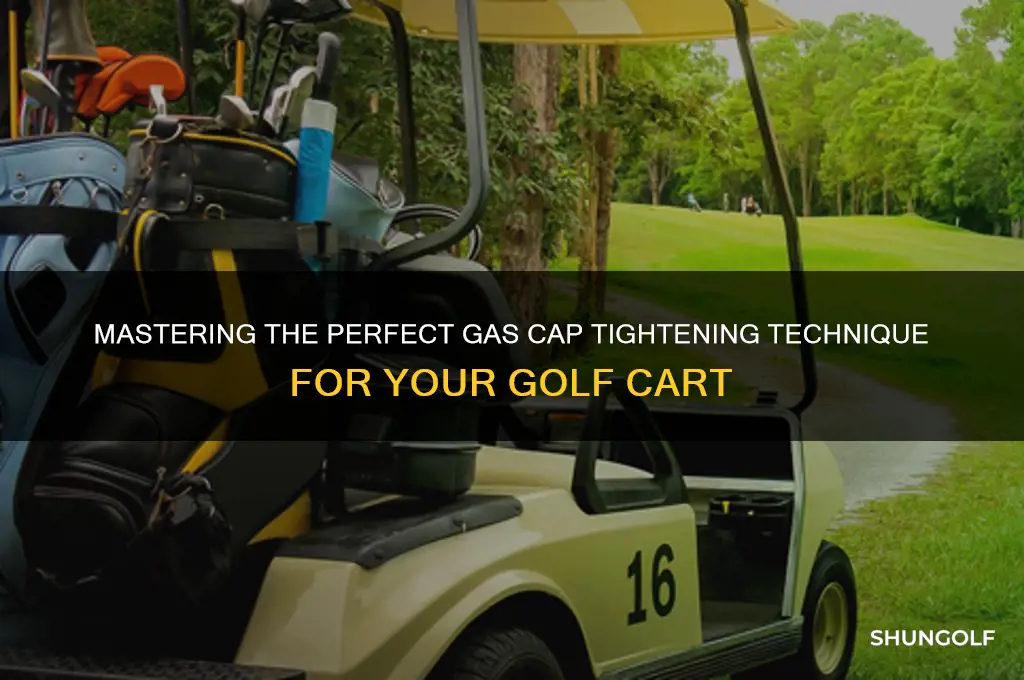 how to tight gas cap on golf