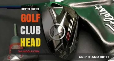 Mastering the Grip: A Guide to Tightening Your Golf Club Head