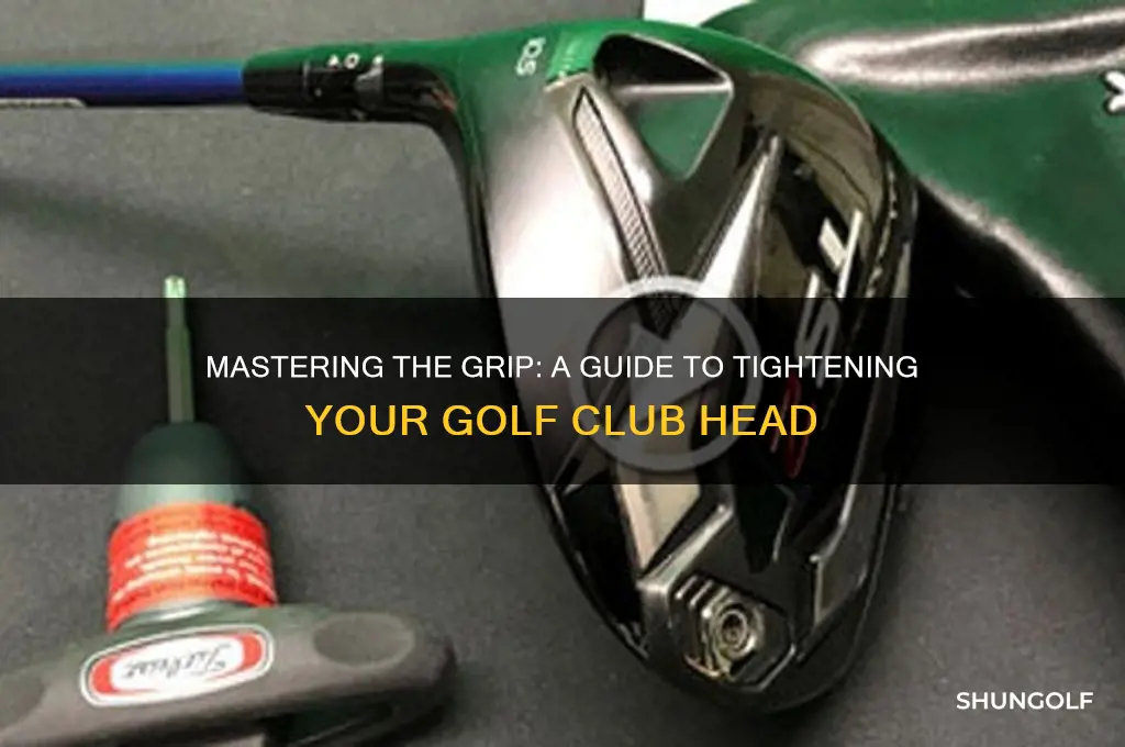 how to tighten golf club head