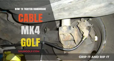 Tighten Your MK4 Golf Handbrake Cable: A Step-by-Step Guide
