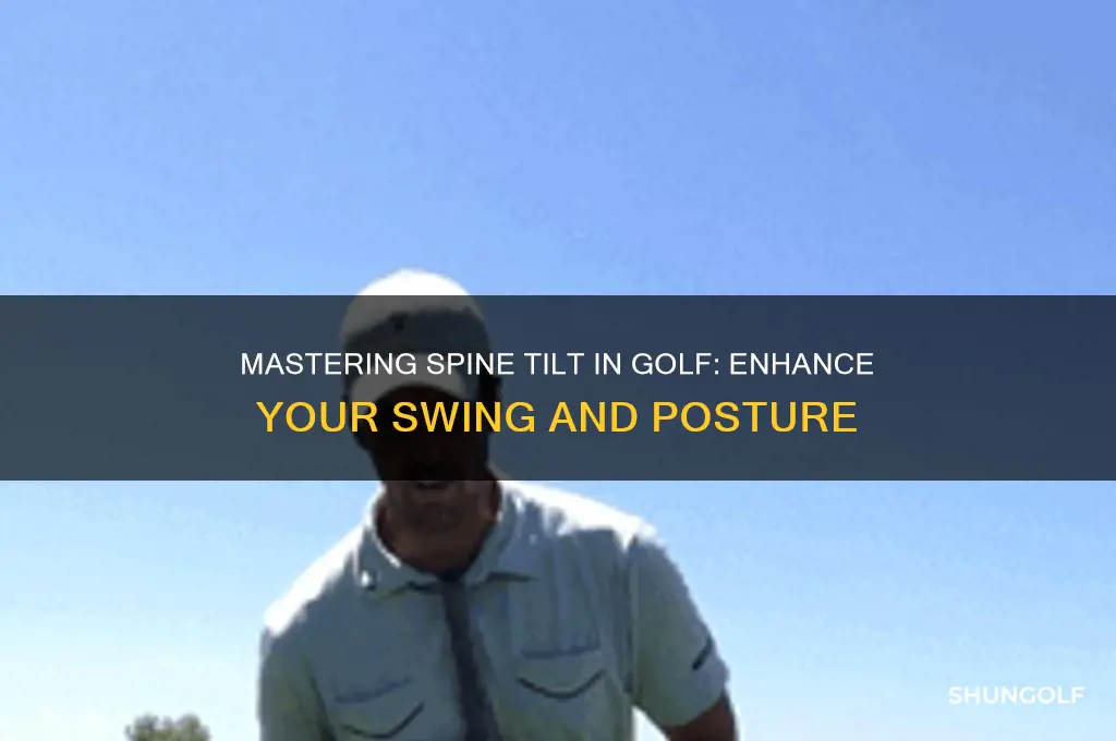 how to tilt your spine in golf