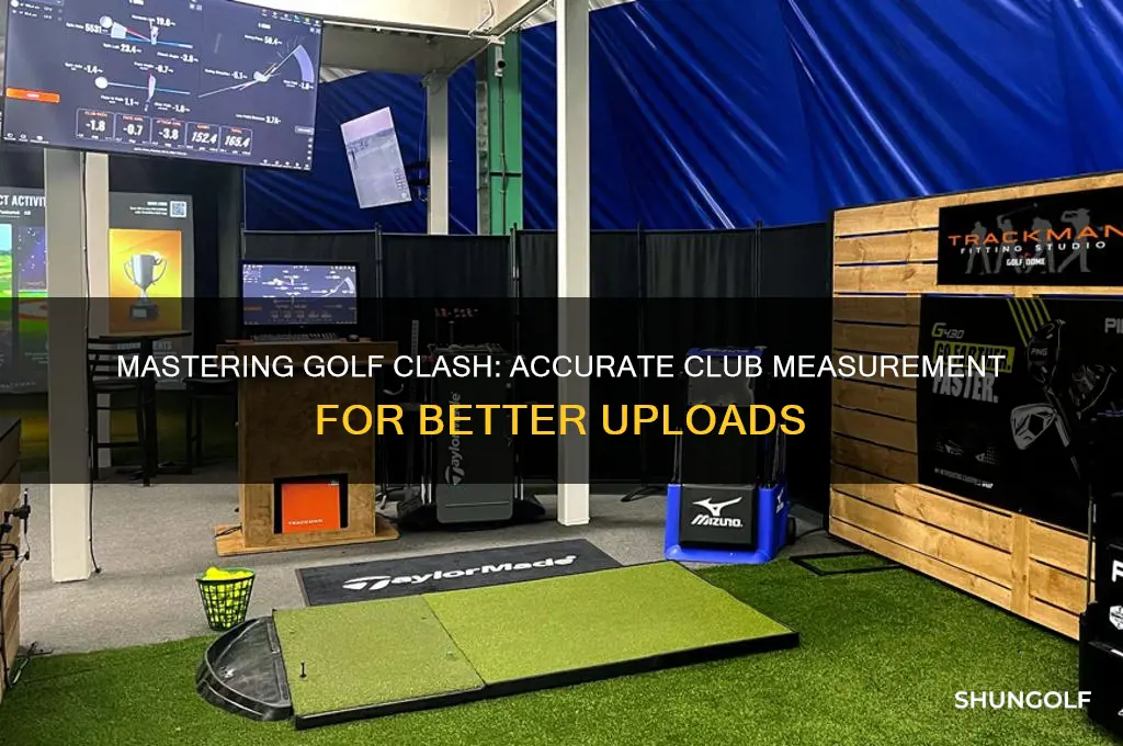 how to tmeasure clubs golf clash upload