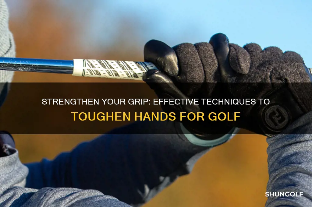 how to toughen up hands for golf