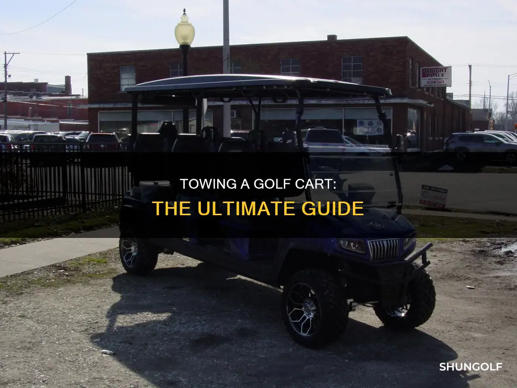 how to tow a golf car
