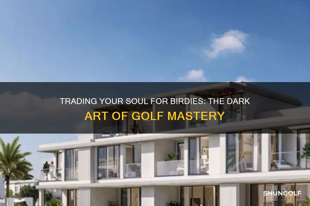 how to trade my soul to become a professional golfer