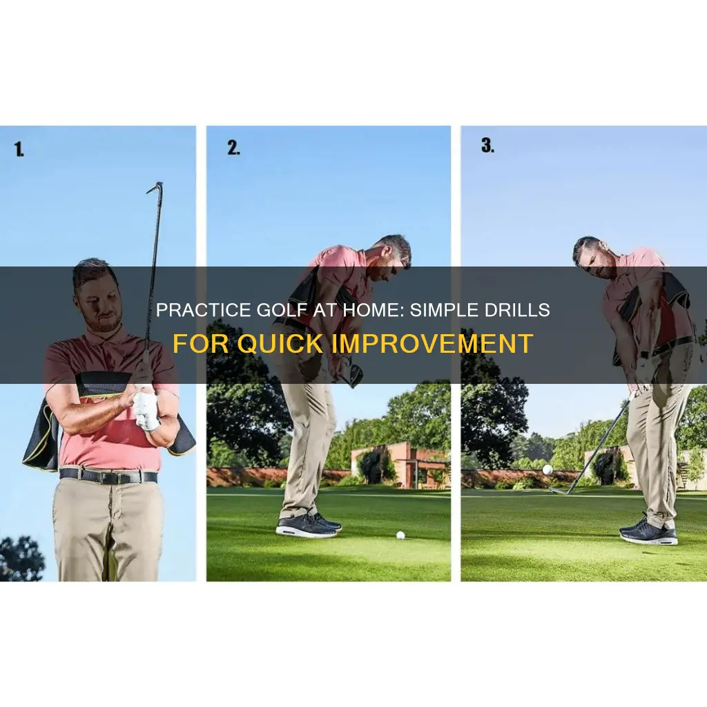 how to train golf at home