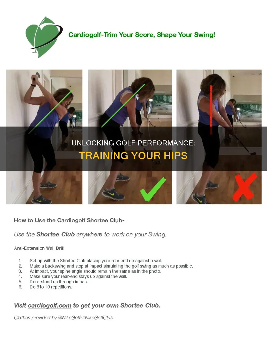 how to train hips for golf