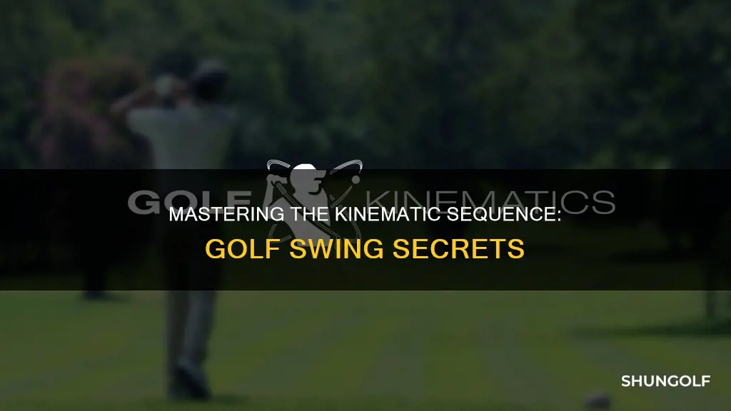 how to train kinematic sequence golf