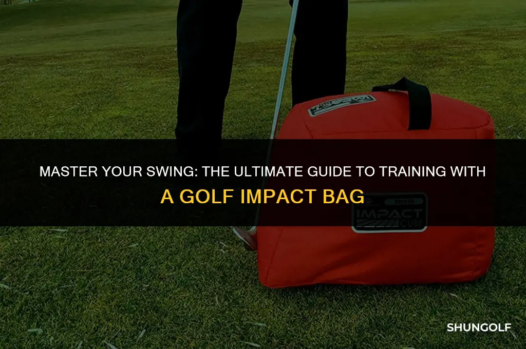 how to train with a golf impact bag