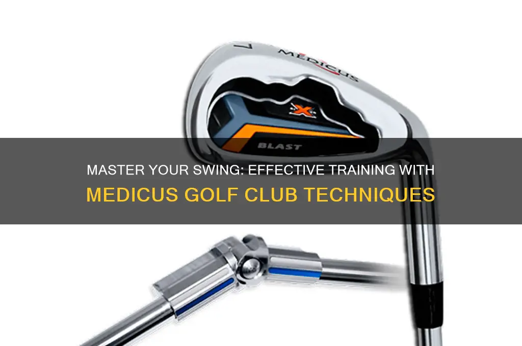 how to train with medicus golf club