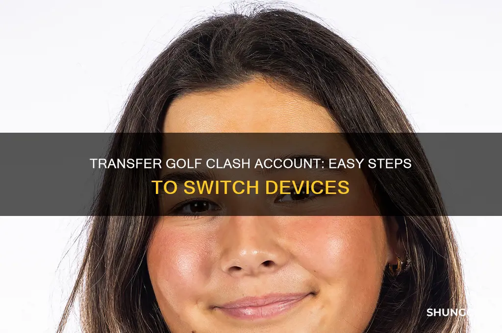 how to transfer golf clash account to new device