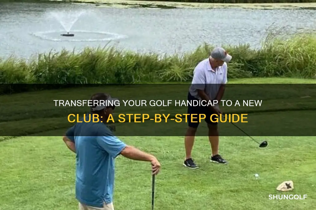how to transfer golf handicap to new club