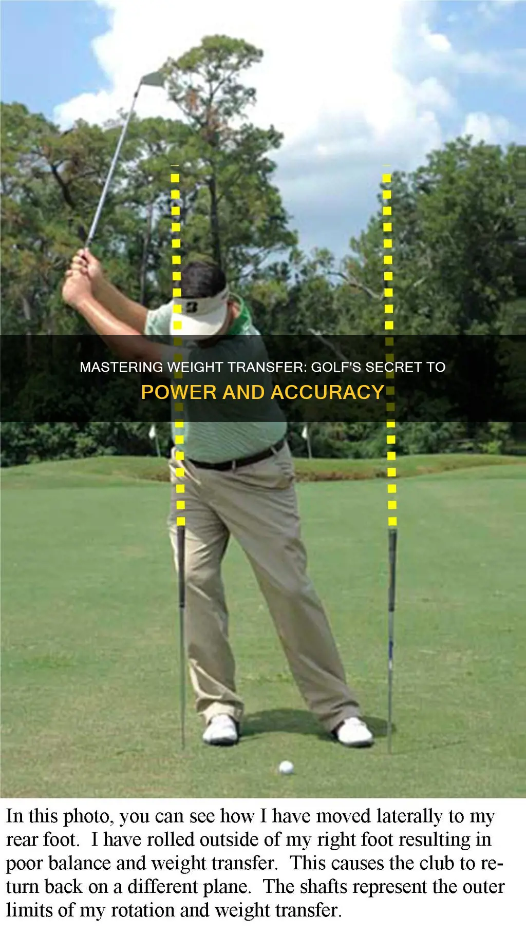 how to transfer weight golf