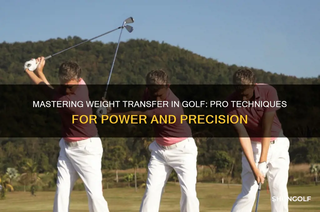 how to transfer weight in golf like pro