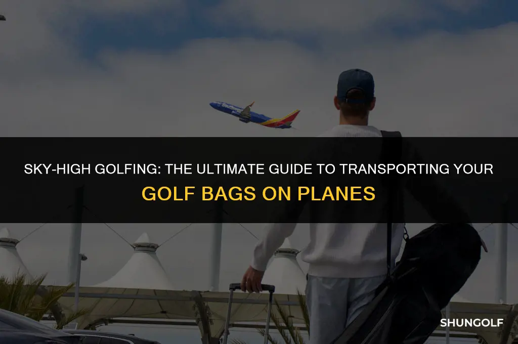 how to transport golf bags in plane